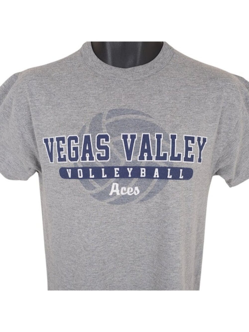 Vegas Aces Volleyball Club T Shirt Mens Size Small Gray